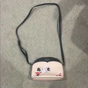 Kate Spade Pink and Black Mouse Crossbody Bag